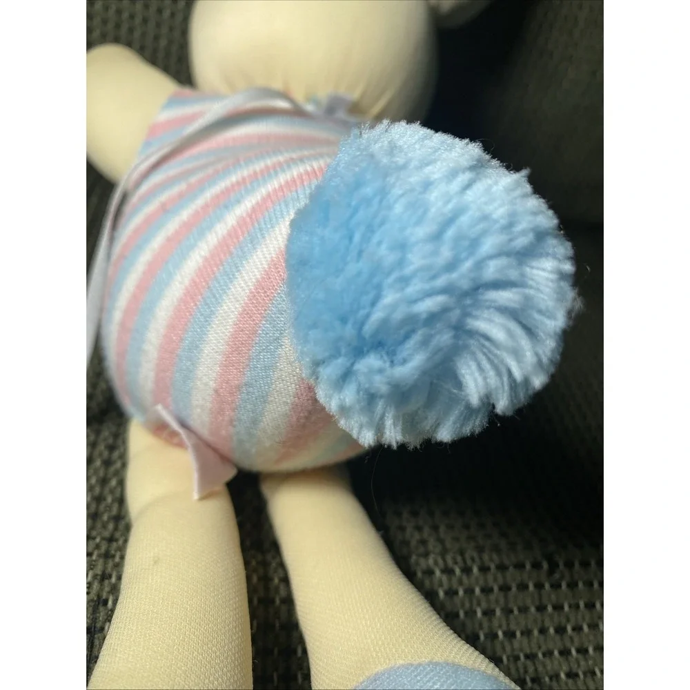 Vintage 15" Cabbage Patch Kids Bunny Bee Xavier Roberts Blue 1985 Plush Toy - Picture 10 of 13